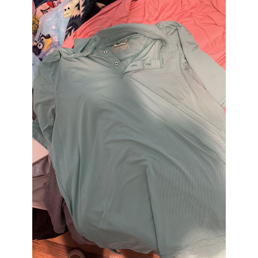 Men's Drake Green Polo size 2x